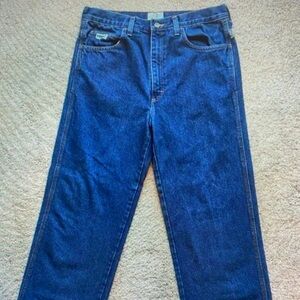 Men's Straight Blue Jeans